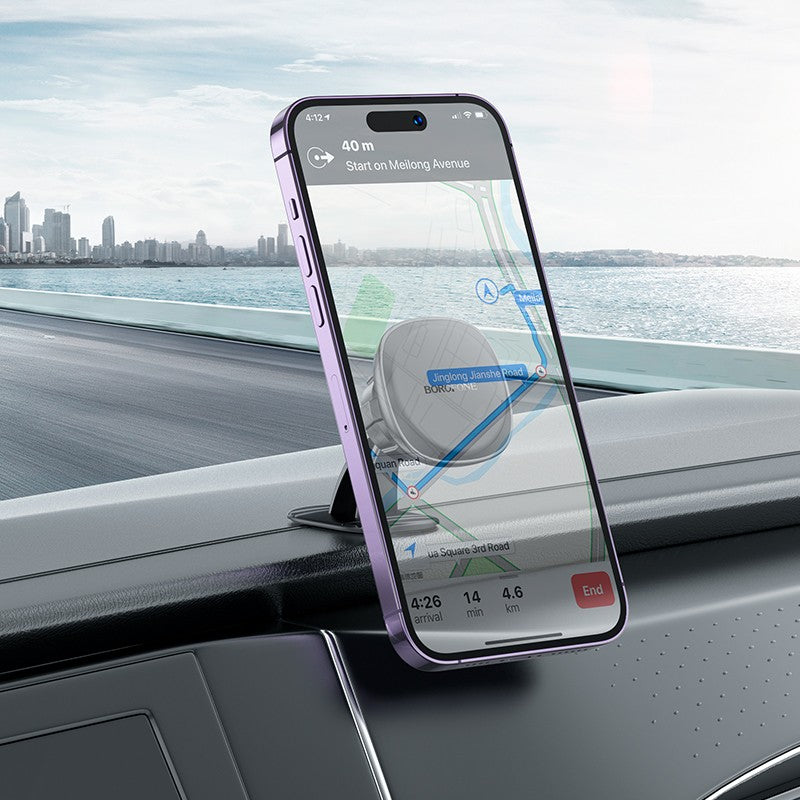 Automobilinis telefono laikiklis Borofone BH103 (dashboard) juodas