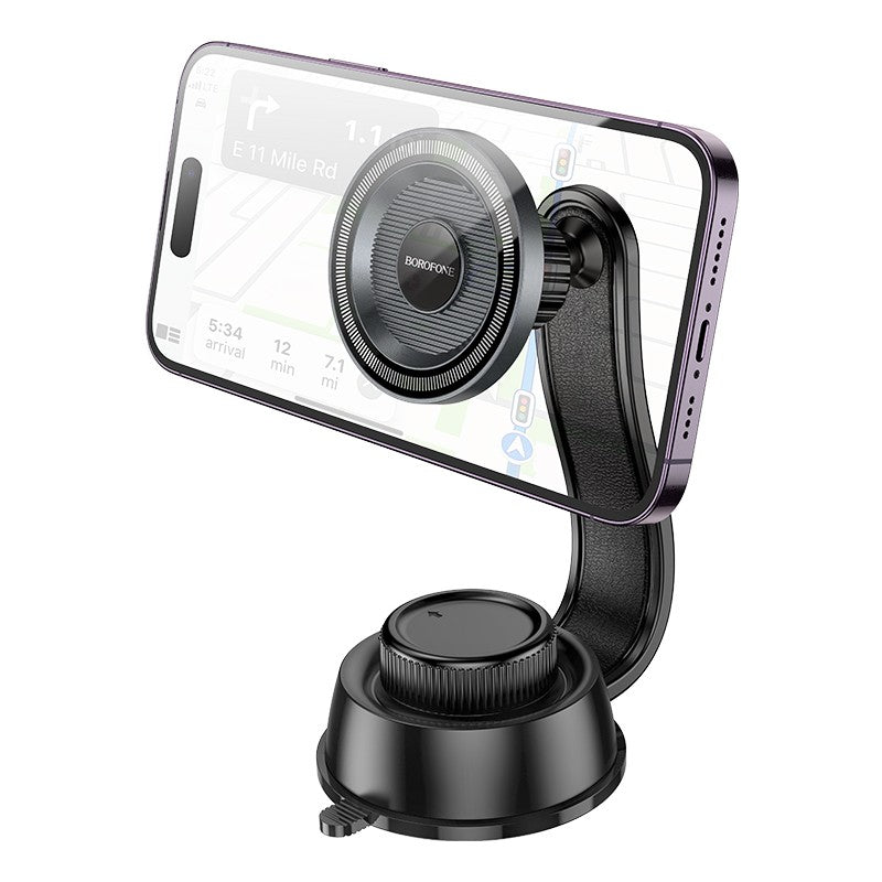 Automobilinis telefono laikiklis Borofone BH123 (dashboard) juodas