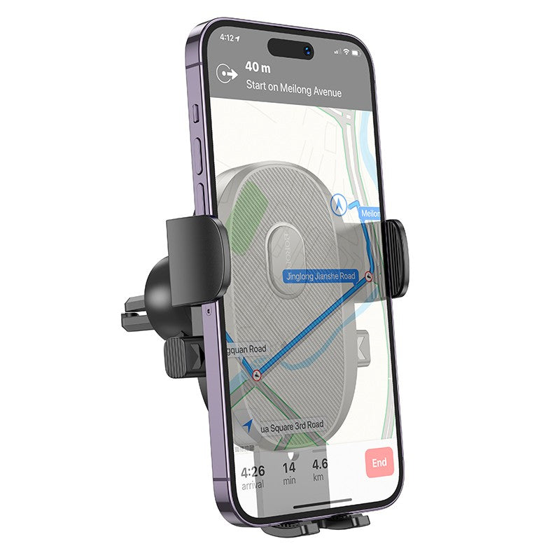 Automobilinis telefono laikiklis Borofone BH92 (air vent) juodas