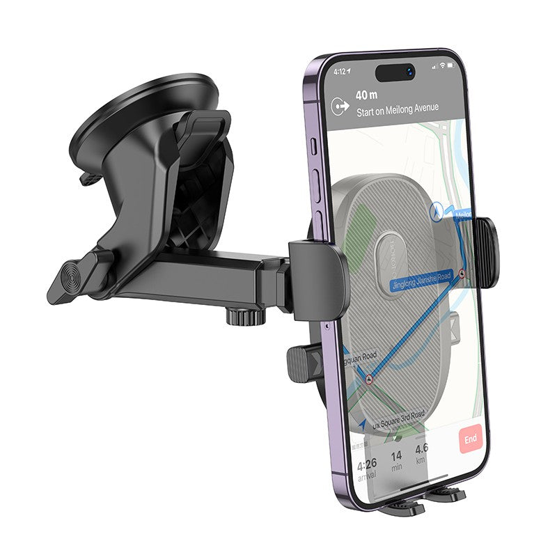 Automobilinis telefono laikiklis Borofone BH93 (dashboard) juodas