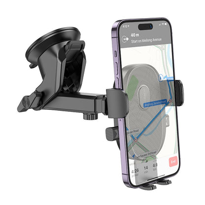 Automobilinis telefono laikiklis Borofone BH93 (dashboard) juodas