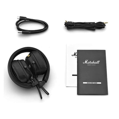 Belaidės ausinės Marshall Major IV On-Ear Bluetooth juodos