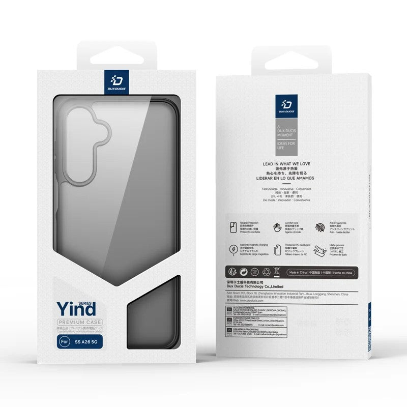 Dėklas Dux Ducis Yind skirtas Samsung A266 A26 5G juodas