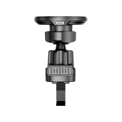 Automobilinis laikiklis-įkroviklis Joyroom JR-ZS412 Qi2 MagSafe 15W juodas