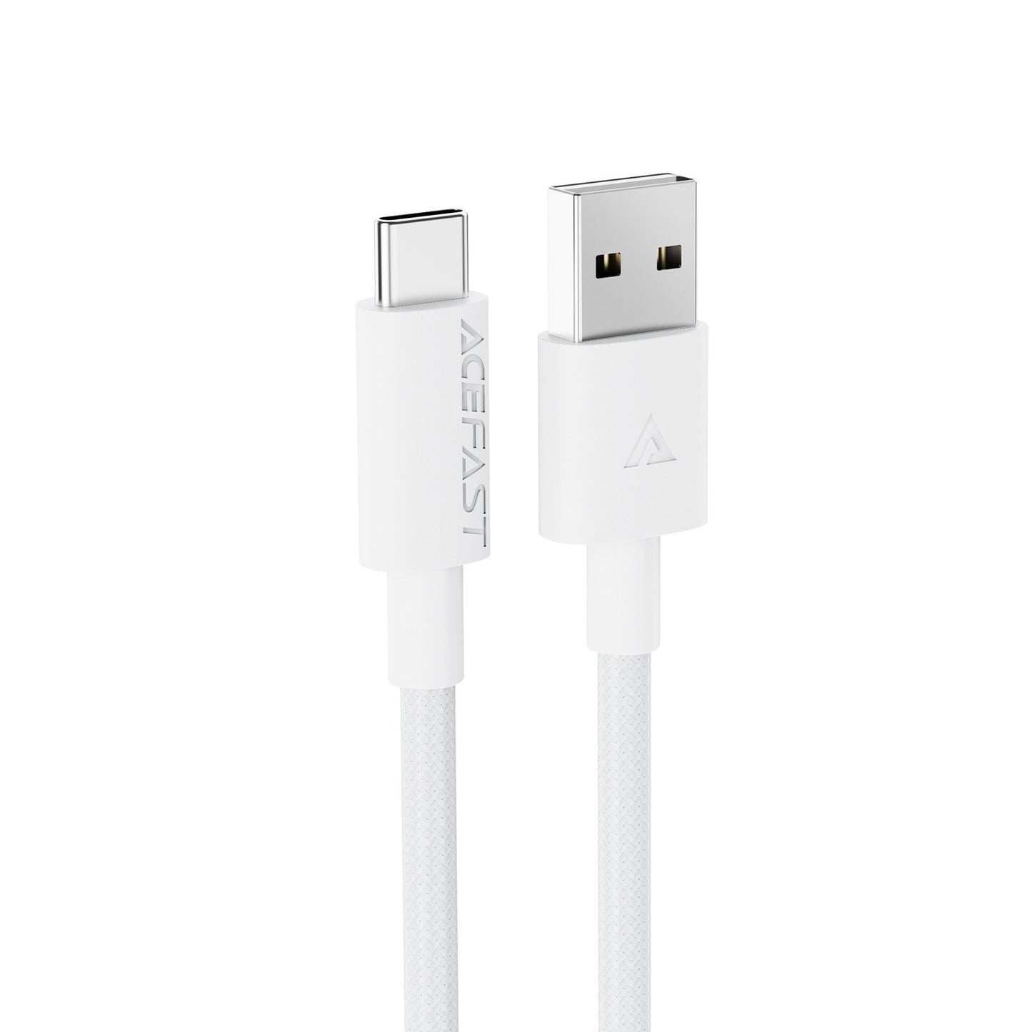 USB kabelis Acefast C18-04 USB-A to USB-C 1.2m baltas