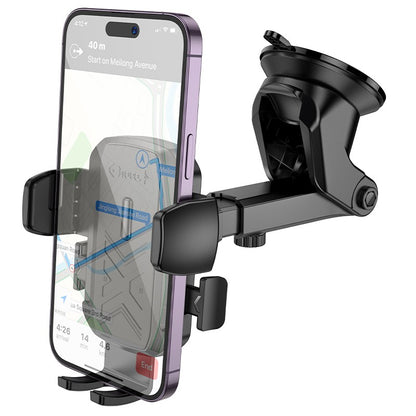 Automobilinis telefono laikiklis Hoco H65 (dashboard) juodas