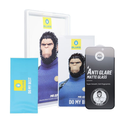 LCD apsauginis stikliukas 5D Mr. Monkey Glass (Strong Matte) Apple iPhone 13 juodas