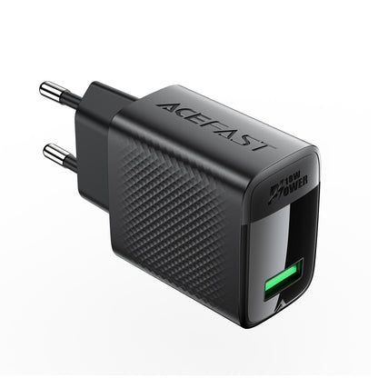 Įkroviklis Acefast A90 18W USB-A juodas