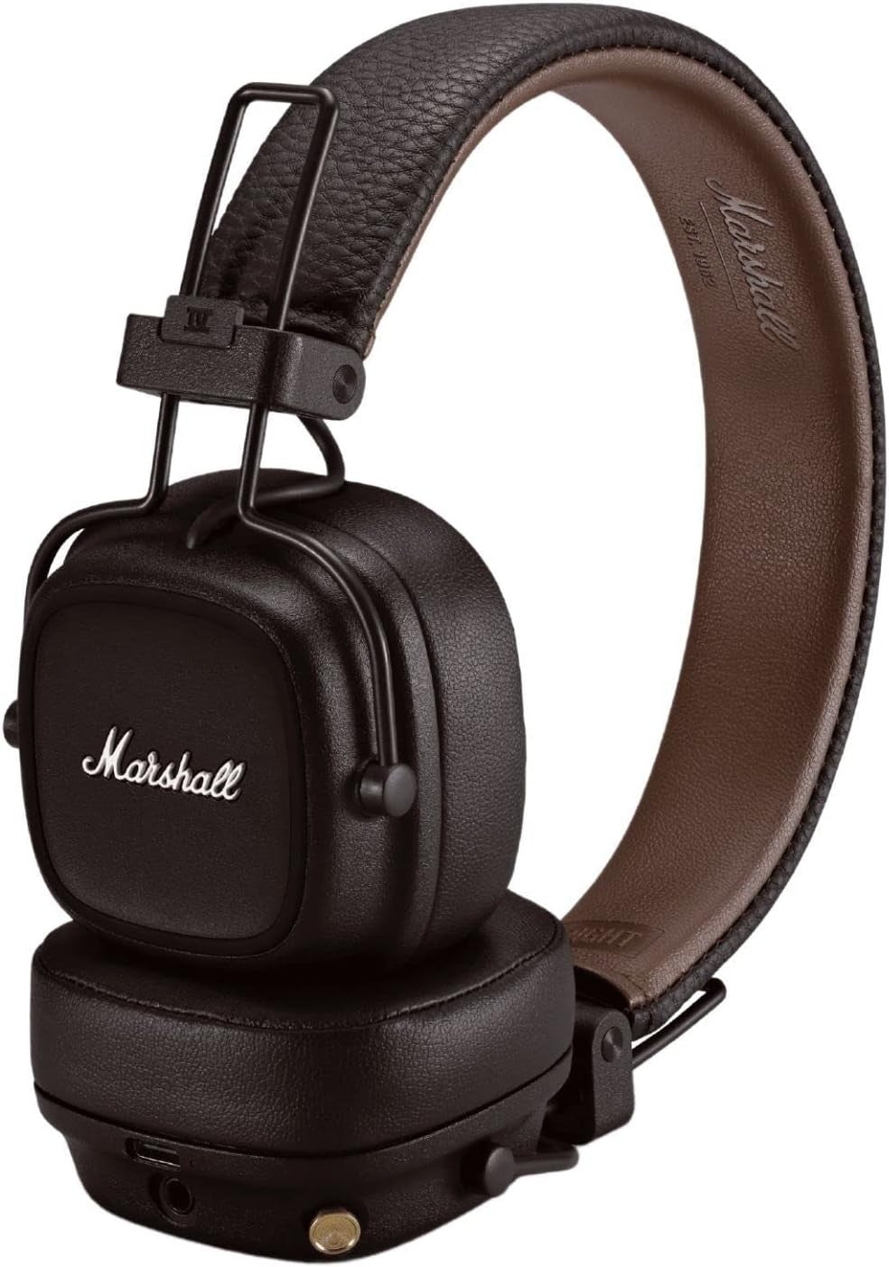 Belaidės ausinės Marshall Major IV On-Ear Bluetooth rudos