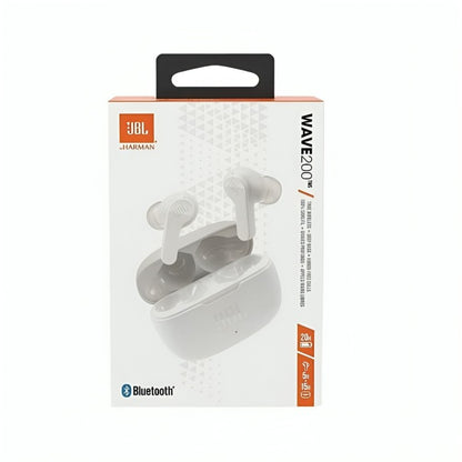 Belaidės ausinės JBL Wave 200 TWS baltos