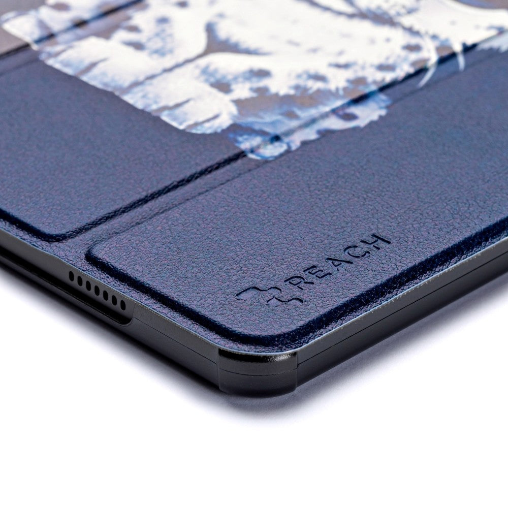 Dėklas Reach Smart Leather Samsung X210/X215/X216 Tab A9 Plus 11.0/X230/X235/X236 Tab A11 Plus 11.0 sad cat