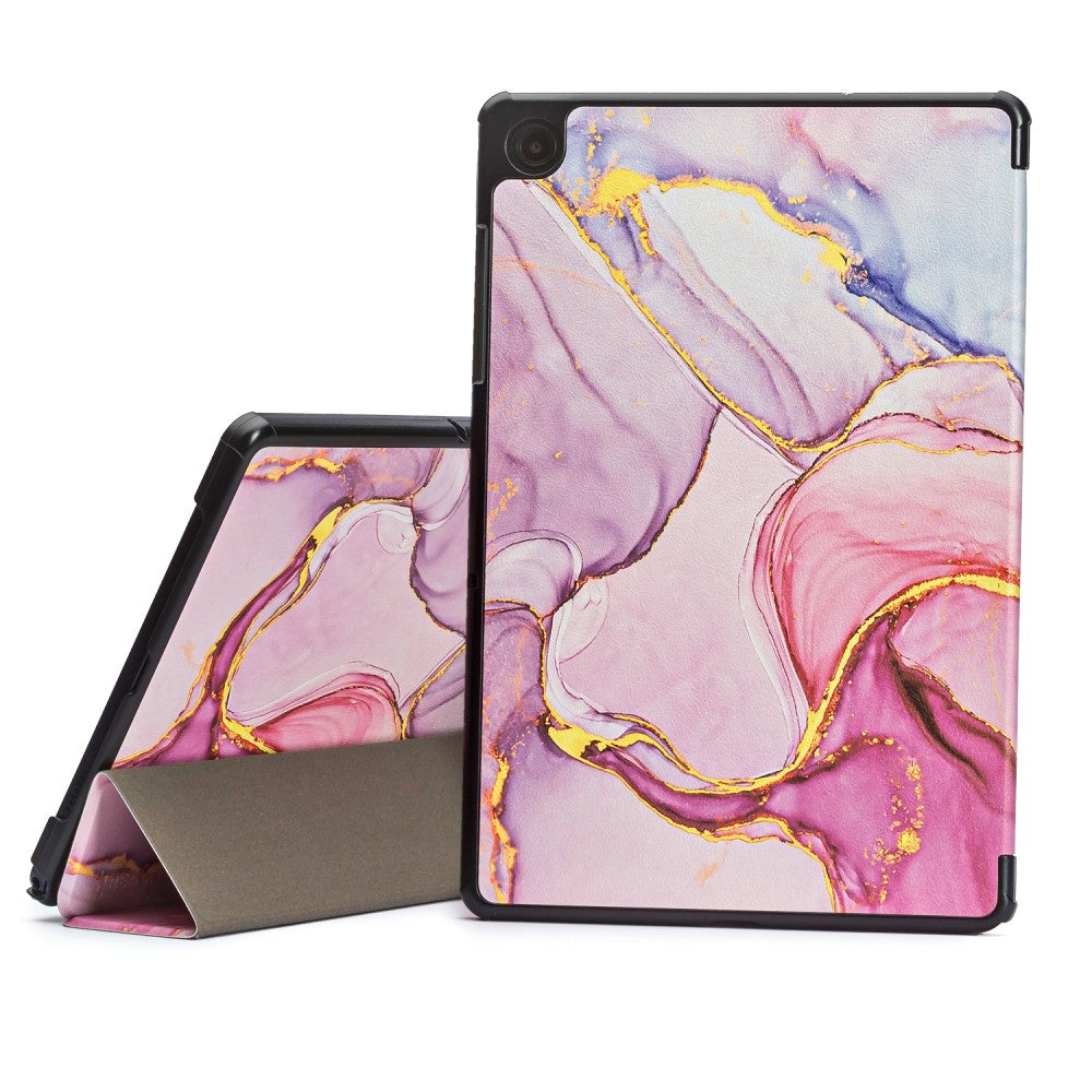 Dėklas Reach Smart Leather Samsung X210/X215/X216 Tab A9 Plus 11.0/X230/X235/X236 Tab A11 Plus 11.0 marble