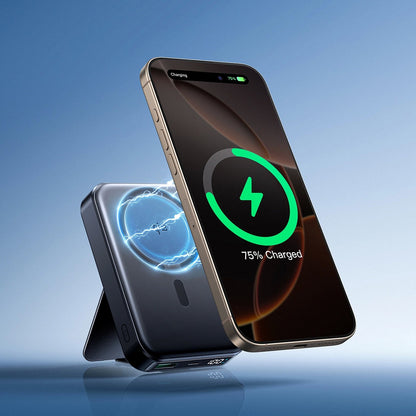 Išorinė baterija Power Bank Joyroom JR-PBM11 22.5W Qi2 Magnetic Wireless 10000mAh juoda