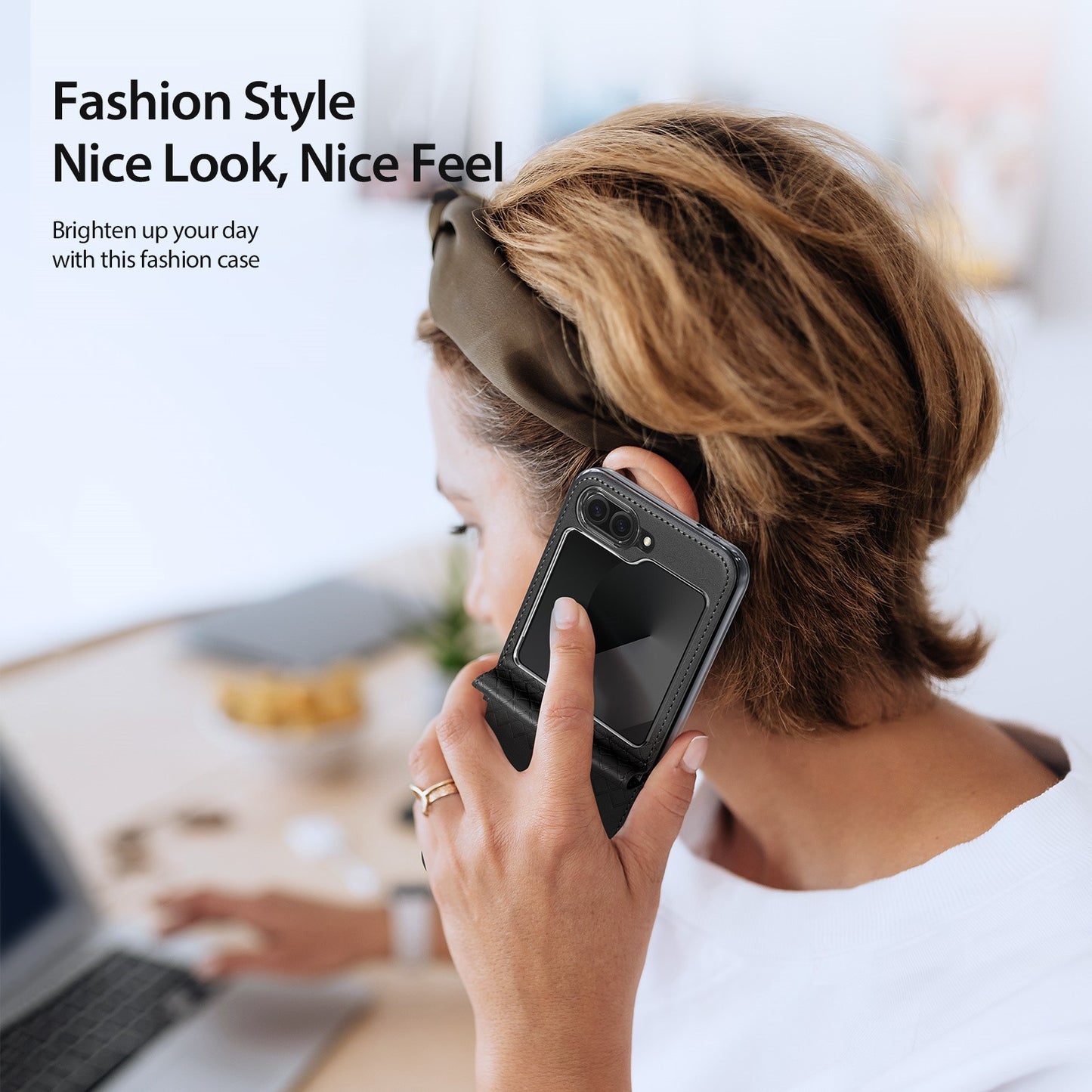 Dėklas Dux Ducis Bril Samsung F966 Z Fold7 rožinis