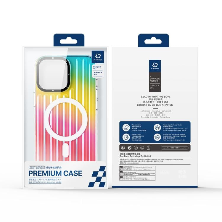 Dėklas Dux Ducis Zest Apple iPhone 16 Pro Max Gradient Rainbow