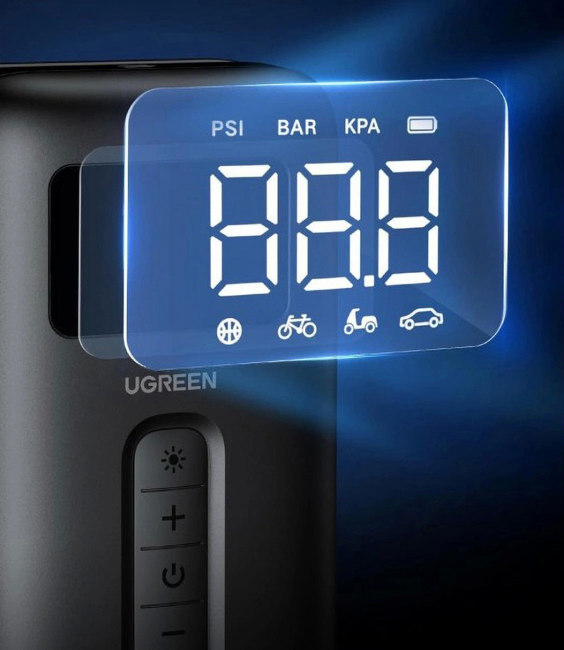Automobilinis oro kompresorius Ugreen CD259 Portable Tire Inflator (15951)
