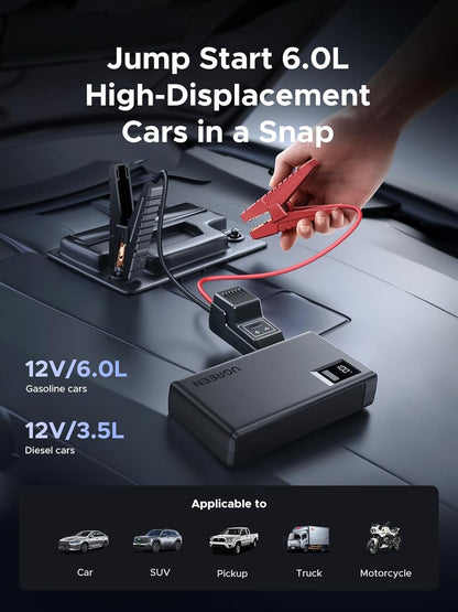 Mobilus energijos šaltinis Ugreen ES702 1000A max 12000mAh (35977)