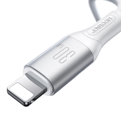 USB kabelis Joyroom S-A28 USB-C to Lightning 30W 1.0m baltas