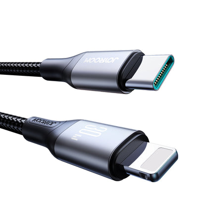 USB kabelis Joyroom S-A28 USB-C to Lightning 30W 1.0m juodas