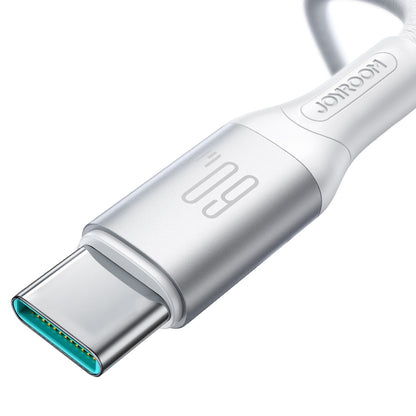 USB kabelis Joyroom S-A28 USB-C to USB-C 60W 1.0m baltas
