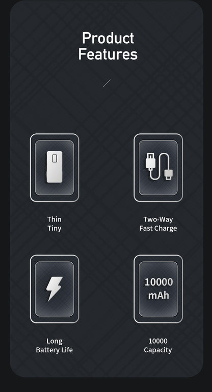 Išorinė baterija Power Bank Awei P5K 5V/2.1A 10000mAh juoda