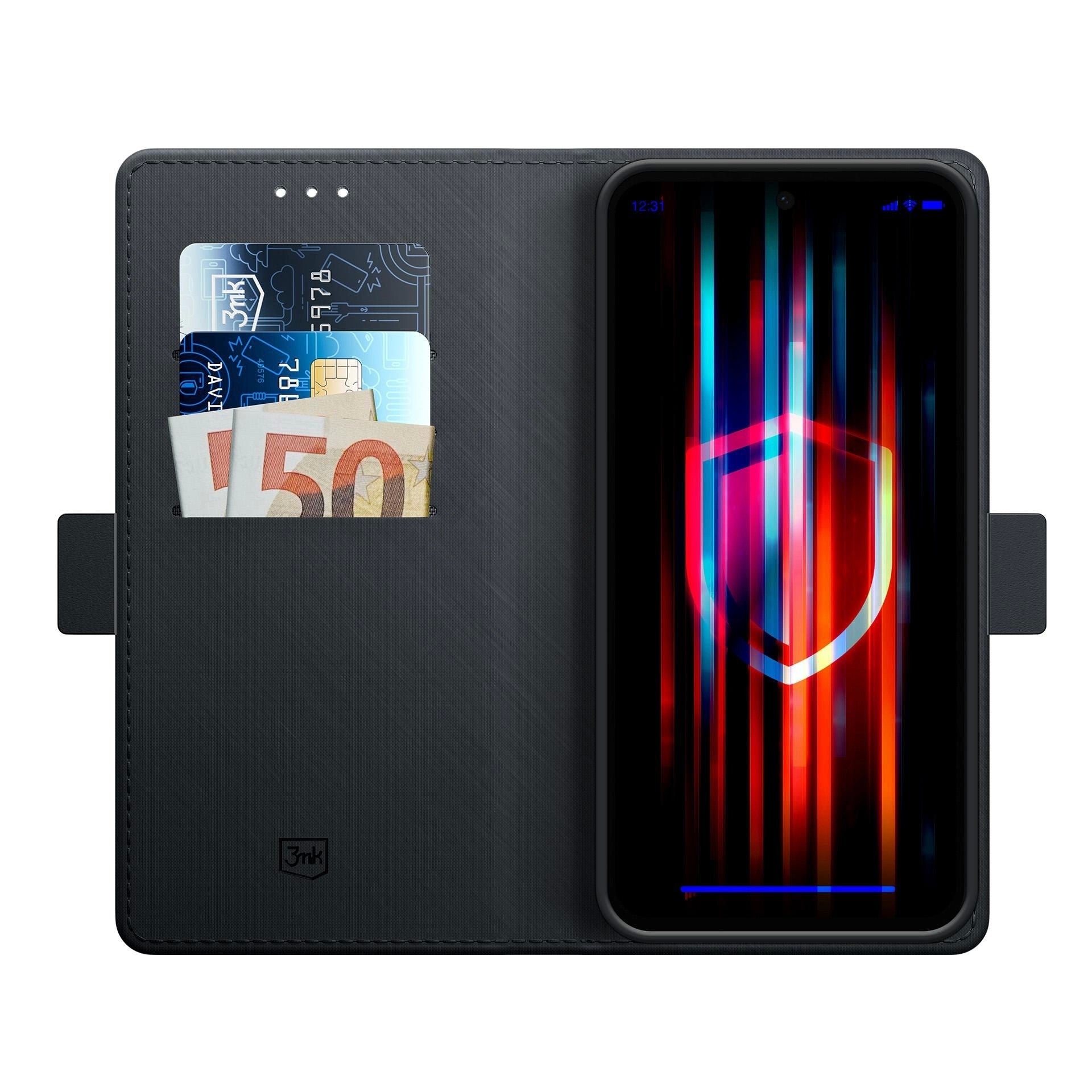 Dėklas 3mk Wallet Case Samsung S731 S25 FE juodas