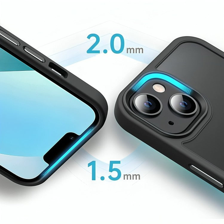 Dėklas Reach Matte MagSafe Apple iPhone 15 juodas
