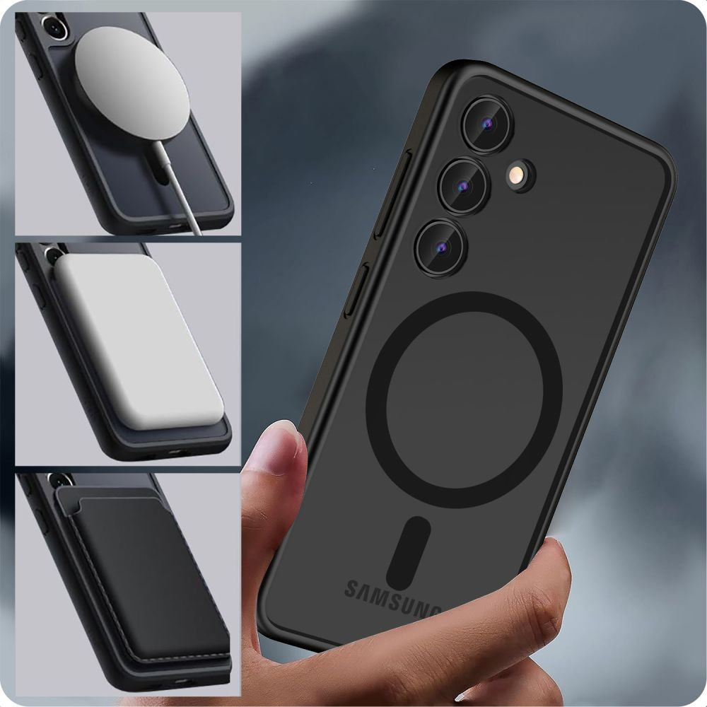 Dėklas Reach Matte MagSafe Samsung S731 S25 FE juodas