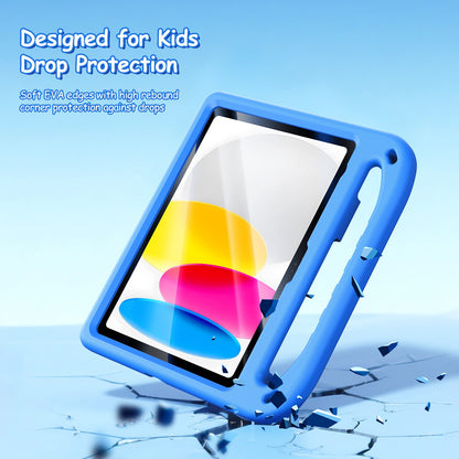 Dėklas Dux Ducis Puff Apple iPad 10.9 2022/iPad 11 2025 mėlynas