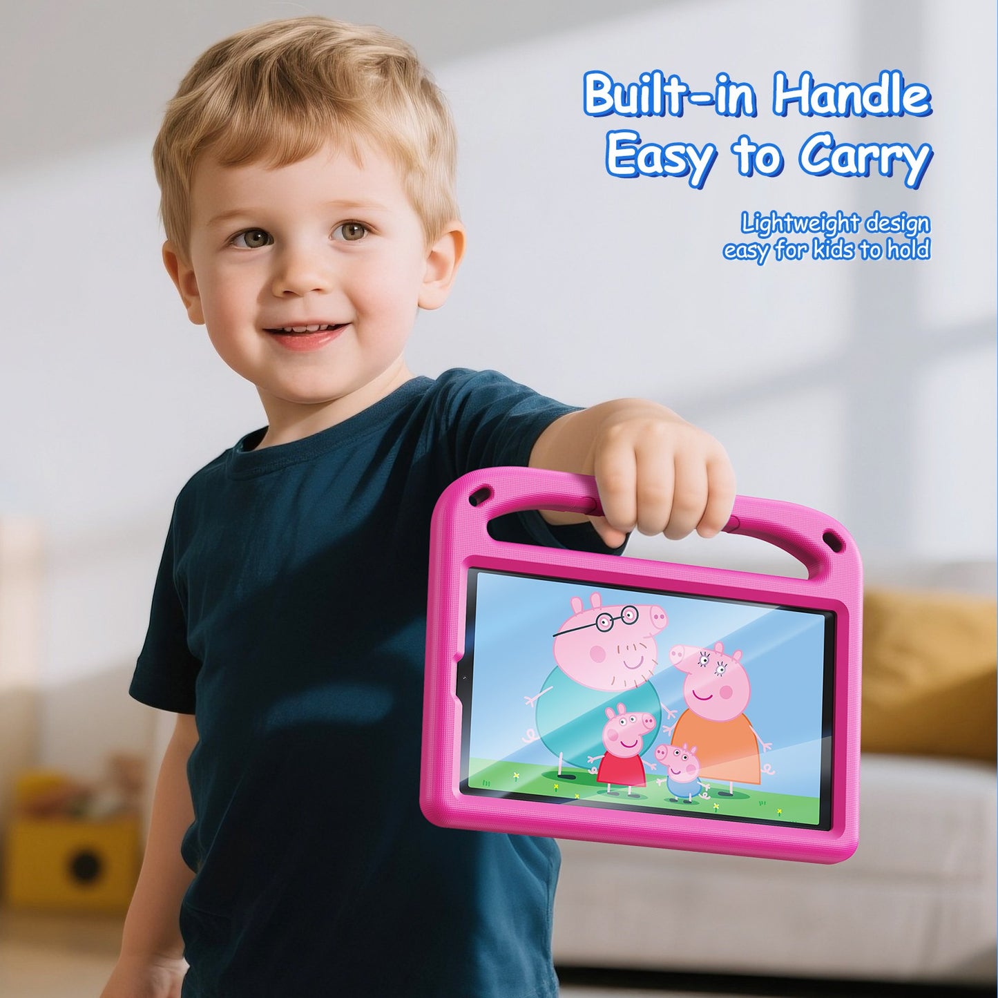 Dėklas Dux Ducis Puff Samsung X110/X115 Tab A9 8.7/X130/X135 Tab A11 8.7 mėlynas
