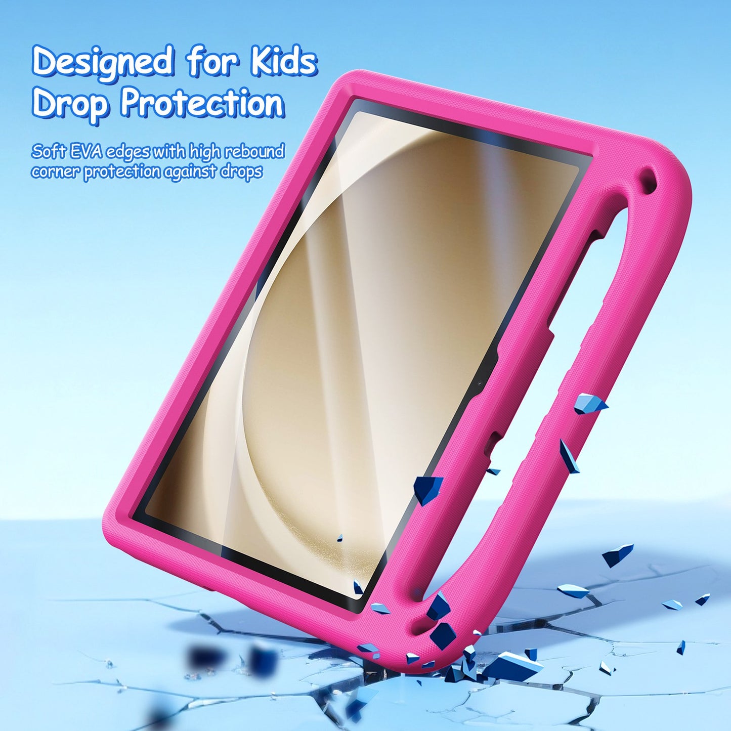 Dėklas Dux Ducis Puff Samsung X210/X215/X216 Tab A9 Plus 11.0/X230/X235/X236 Tab A11 Plus 11.0 rožinis