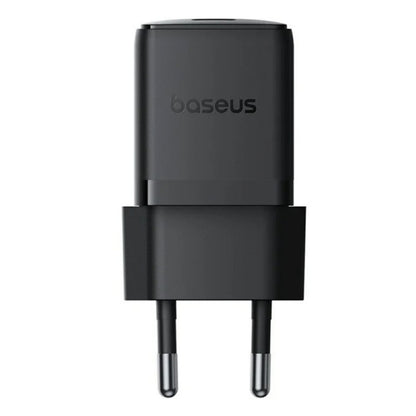 Įkroviklis Baseus Palm 20W USB-C + USB-C to USB-C cable 1.0m juodas P10111602113-01