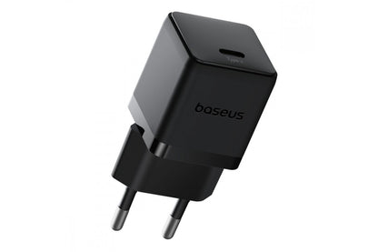 Įkroviklis Baseus Palm 20W USB-C + USB-C to USB-C cable 1.0m juodas P10111602113-01