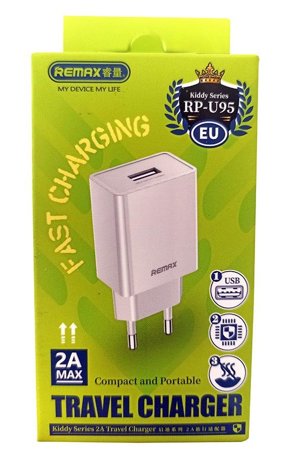 Įkroviklis Remax RP-U95 10W USB-A baltas