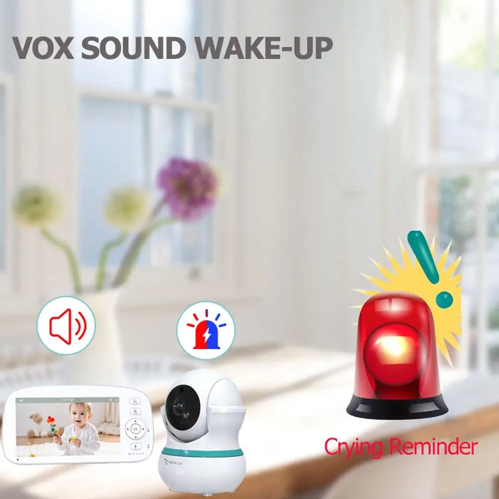 Mobili auklė Reach BM-5 balta