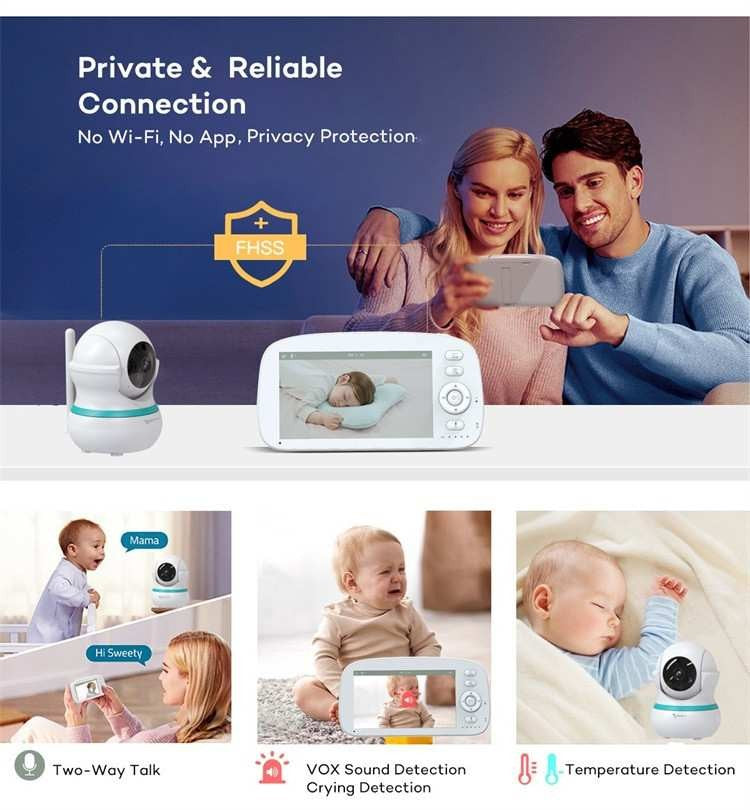 Mobili auklė Reach BM-5 balta