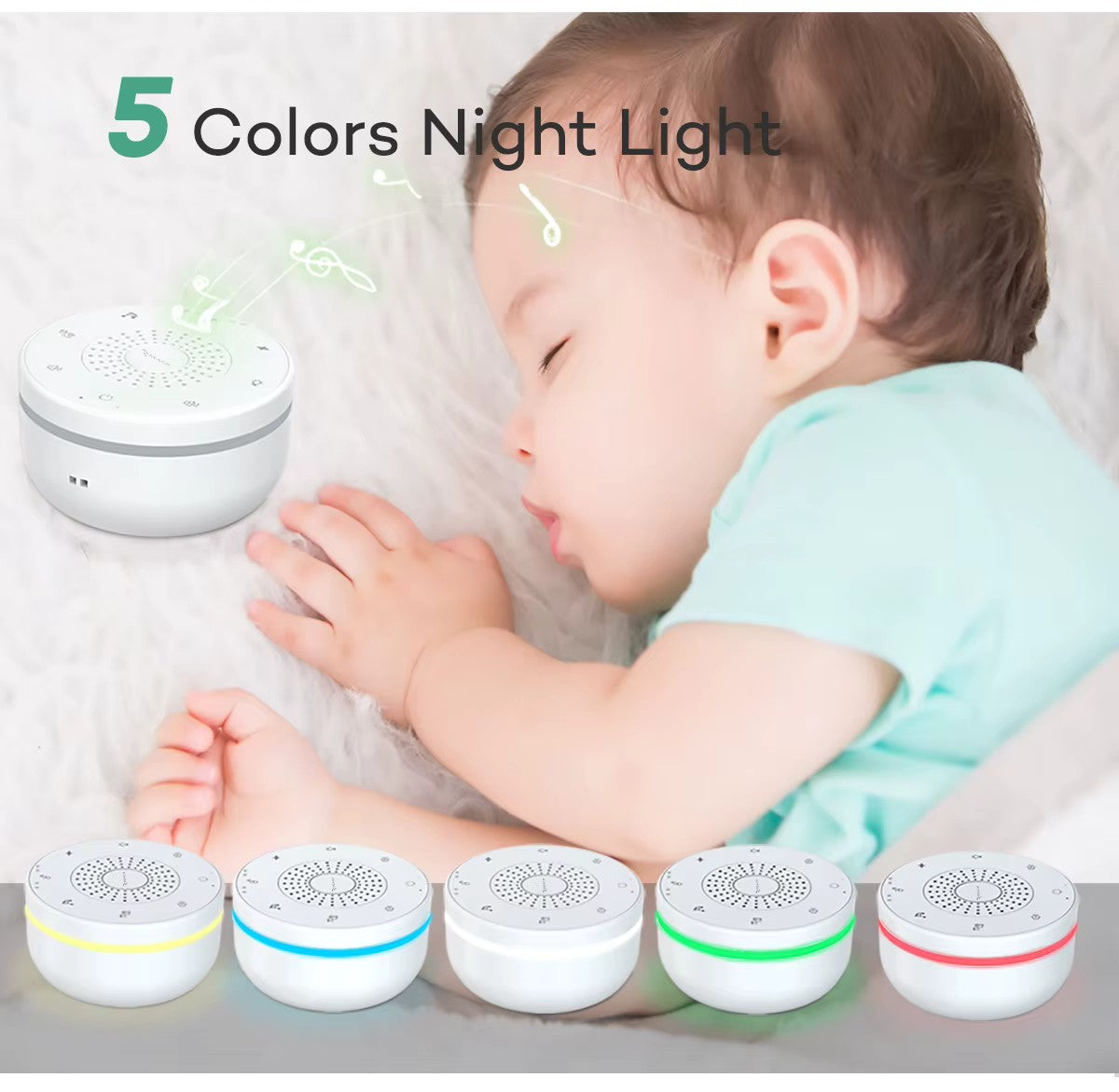 Baltojo triukšmo aparatas Reach N-02 baltas