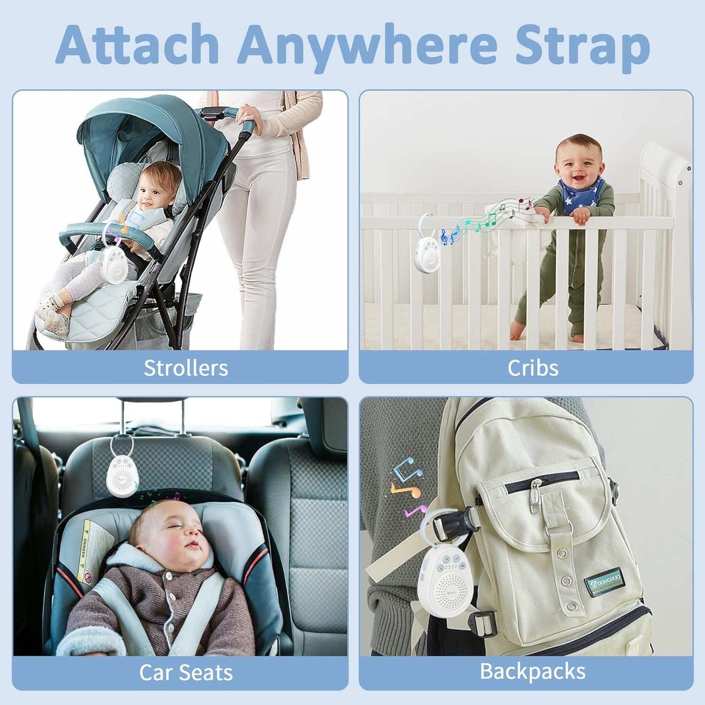 Baltojo triukšmo aparatas Reach N-01 baltas