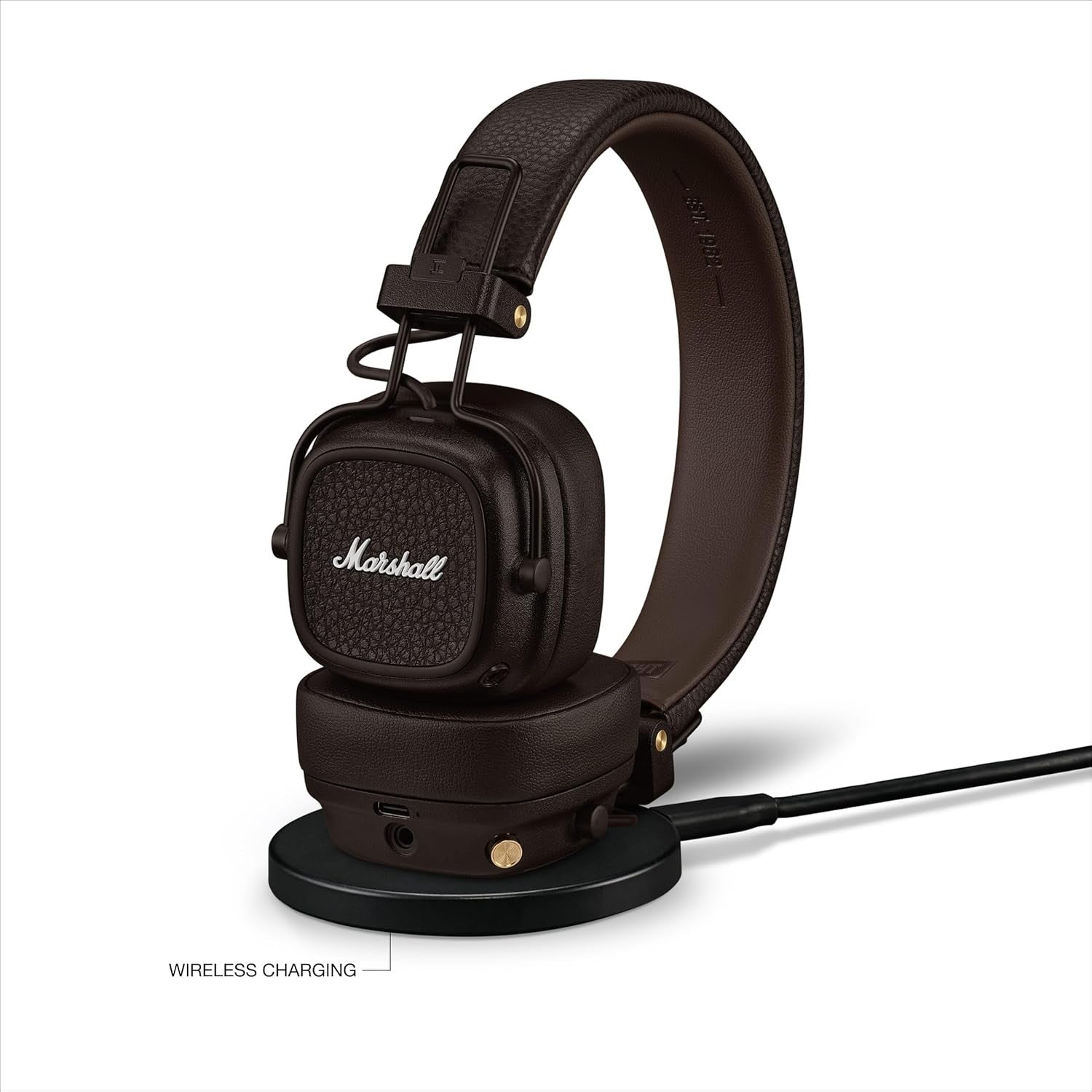 Belaidės ausinės Marshall Major V On-Ear Bluetooth rudos