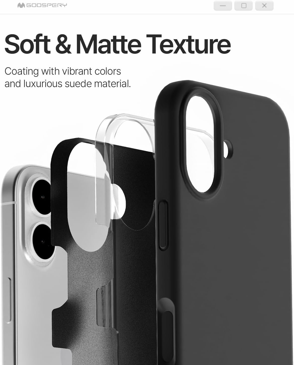 Dėklas Mercury Pure Magsafe Silicon Case Apple iPhone 17 raudonas