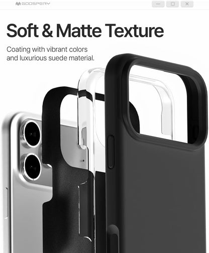 Dėklas Mercury Pure Magsafe Silicon Case Apple iPhone 17 Pro Max raudonas