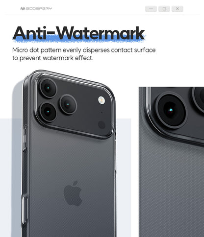 Dėklas Mercury Jelly Clear Apple iPhone Air skaidrus