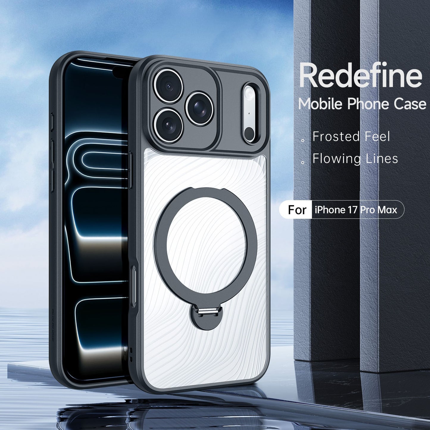 Dėklas Dux Ducis Aimo Magnetic Stand Apple iPhone 17 Pro Max