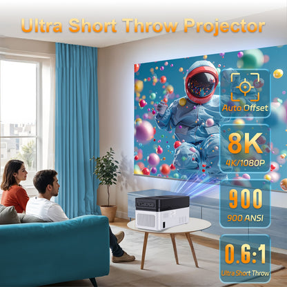 Projektorius Reach HY450 Pro juodas/baltas