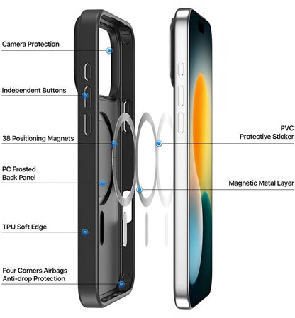 Dėklas Dux Ducis Yind Apple iPhone 17 Pro Max juodas