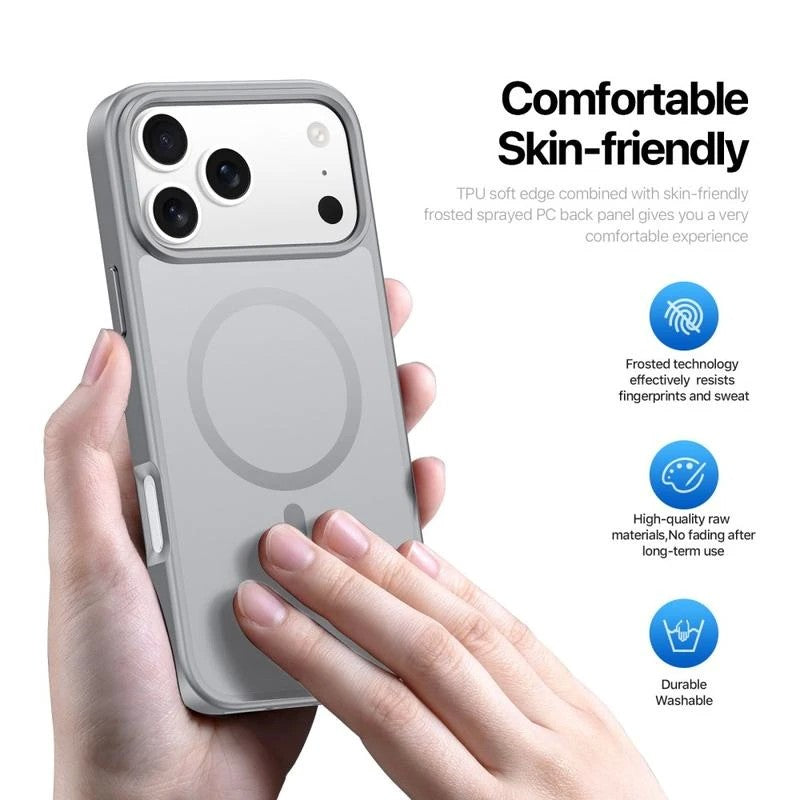Dėklas Dux Ducis Yind Apple iPhone 17 Pro Max pilkas