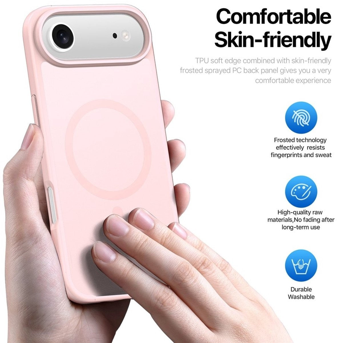 Dėklas Dux Ducis Yind Apple iPhone Air rožinis