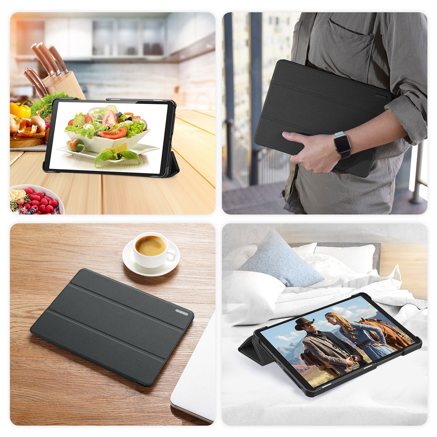 Dėklas Dux Ducis Domo Lenovo Tab One 8.7 TB305 juodas