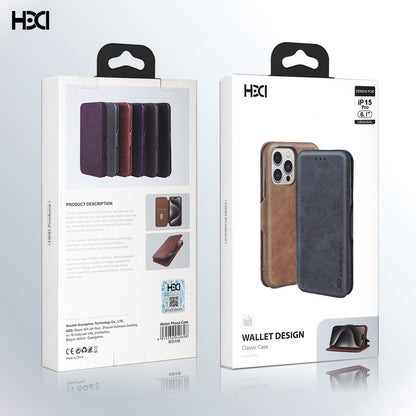 Dėklas HDD Classic Wallet Case Samsung A405 A40 mėlynas