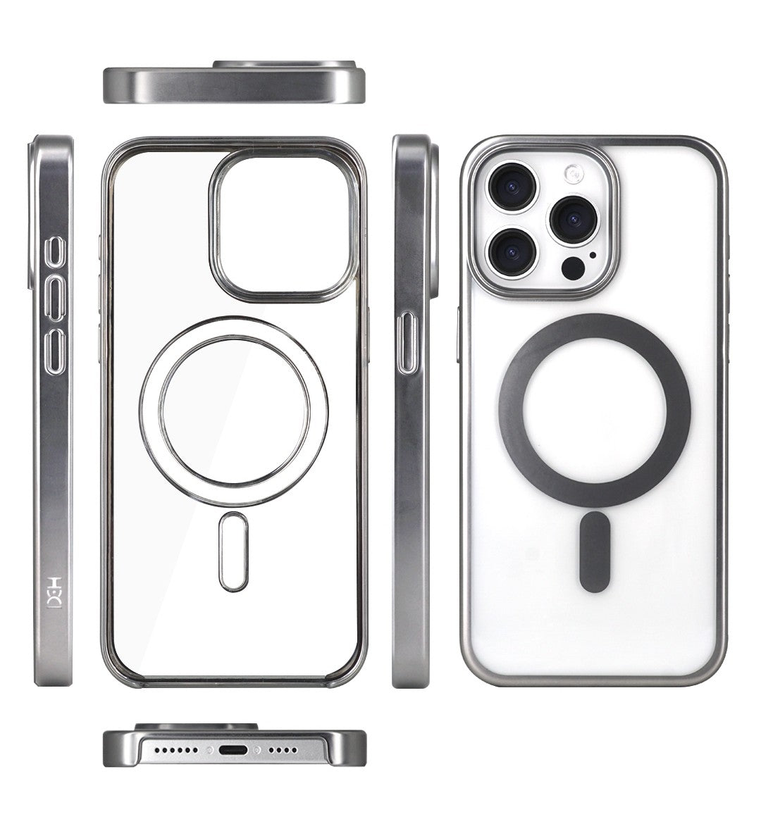 Dėklas HDD Electro MagSafe Case Apple iPhone 15 juodas